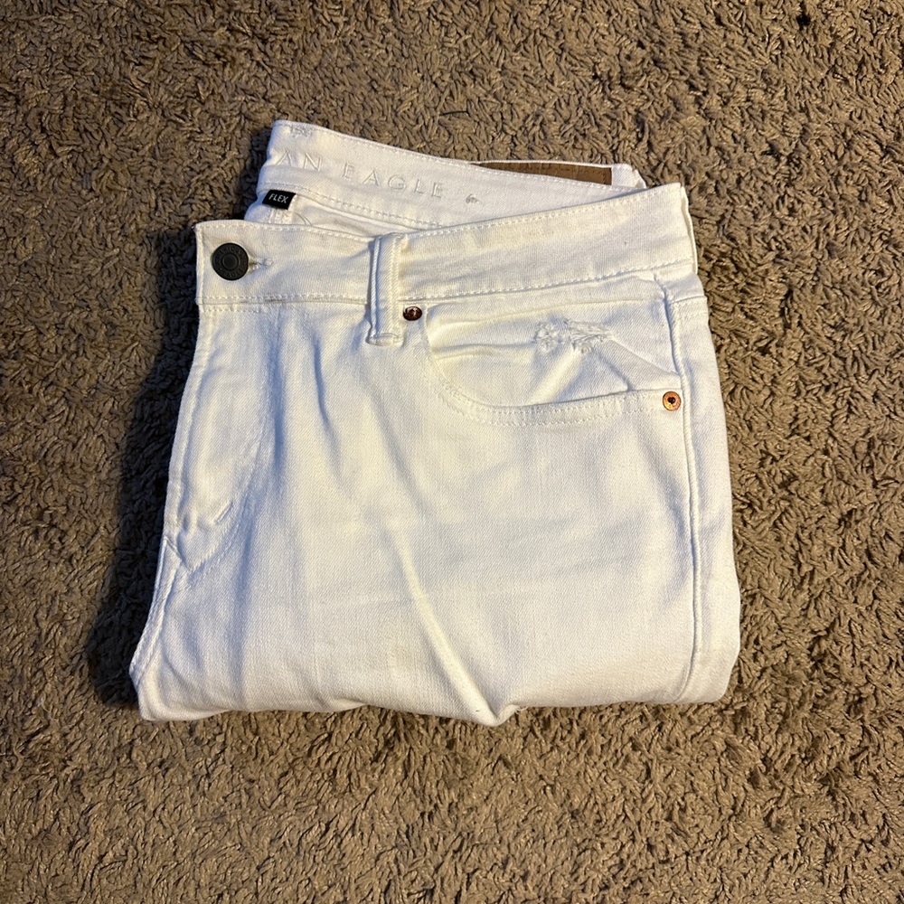 White Ripped Jeans
